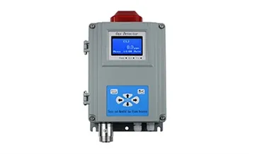 CL2 NH3 H2S CO এর জন্য ওয়াল-মাউন্ট করা একক গ্যাস ডিটেক্টর